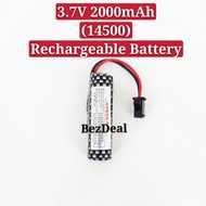 3.7V 2000mAh 14500 RC Car Rechargeable Battery