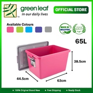 Green Leaf Corporation Sdn Bhd , Storage Box 65L With 6 Wheels (63cm x 44.5cm x 38.5cm) G-613 , MADE