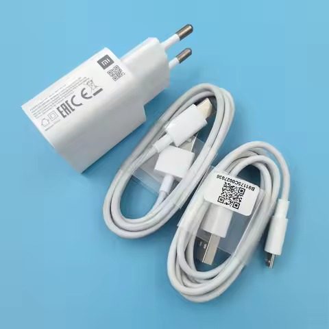 MDY-09-EW Original Xiaomi Charger 10W 5V2A Micro USB/Type C Cable For Mi 5 6 7 8 A3 A2 Redmi 14 13 1