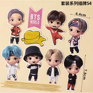 IMOCHI BTS Paper Card cake Card BTS cake topper