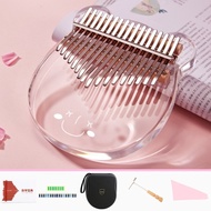 PUTIH Olla Kitty Musical Instrument/Bear Kalimba 21 keys Acrylic - Kalimba Musical Instrument - Whit