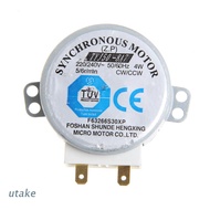 Utake AC 220-240V 4W 6RPM 48mm Synchronous Motor for Air Blower 50/60Hz TYJ50-8A7 Tray