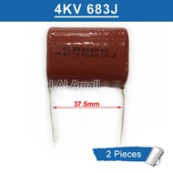 2pcs CBB80 4KV683J 4000V 683J 4KV CBB 683J4KV Polypropylene Film Capacitor Pitch 37.5mm