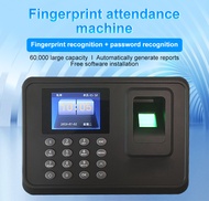 Fingerprint Attendance Machine Punch Card Machine Finger Print Time Attendance English Version Thumb