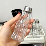 Coke glass seasoning bottle 6 hole seasoning jar, pepper salt bottle, with a bracket, a set of 2