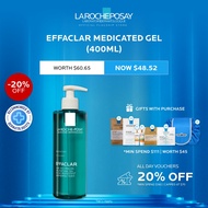 LA ROCHE-POSAY Effaclar Micropeeling Purifying Gel 400ml | Face Wash with Salicylic Acid for Face, B
