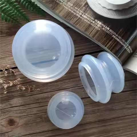 3 pcs/set Silicone cupping cup Silicone cupping device Cupping set Convenient and practical cupping 