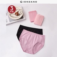 Giordano Official กางเกงในผู้หญิง ชุดชั้นในผญ ใส่สบาย 3ชิ้น 13470002
