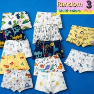 Kids' Cotton Underwear Boys' Boxer Briefs & Briefs with Cartoon Prints