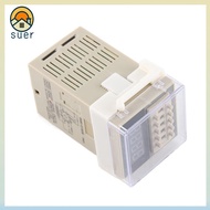 SUERHD Time Relay, 0.01S-9999H DH48S-2Z Digital Time Relay, Precision Timing LCD Display 24VAC/DC Do