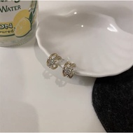 925 Gold with Diamond Earring