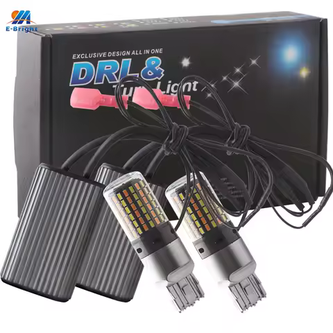 1Set NO Error LED Canbus Light 1156 P21W BA15S PY21W BAU15S 3156 7440 W21W T20 Car DRL Turn Signal D