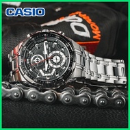 ✩ ☀ ✹ CASIO Watch For Man EFR539 Original Japan Stainless Casio Edifice Watch For Men Teens Boy Sil