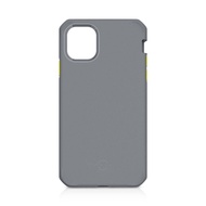 [Clearance] ITSKINS SUPREME // SOLID Case - Dark Grey and  Yellow (เทาปุ่มกดเหลือง) เคสสำหรับ iPhone 11 Pro/ 11 Pro Max