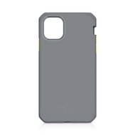 [Clearance] ITSKINS SUPREME // SOLID Case - Dark Grey and  Yellow (เทาปุ่มกดเหลือง) เคสสำหรับ iPhone