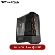 เคสคอมพิวเเตอร์ DarkFlash DY460 ATX Tempered Glass ARGB Gaming Case with INF34 ARGB Fan X4 รับประกัน