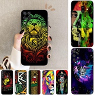 Samsung S8 S9 S10 S8 Plus S9 Plus S10 Plus lion reggae New soft black phone case
