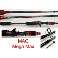 EUPRO MEGA MAX BAITCASTING FISHING ROD FUJI GUIDE