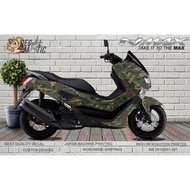 Decal Stiker Full body Wrap motor Nmax - Loreng TNI