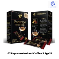 G7 Espresso Instant Coffee 2.5gx15T Vietnam Coffee