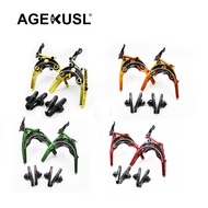 AGEKUSL Bike C Type Caliper Brakes Union Jack Front Rear 1 pair C brake For Brompton 3Sixty Pikes Royale Camp Crius Trifold Folding Bicycle