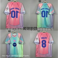 Special Edition Jersey Barcelona Sportswear Football Season No. 10 Yaxin Marl Pink Outdoor Color Bal