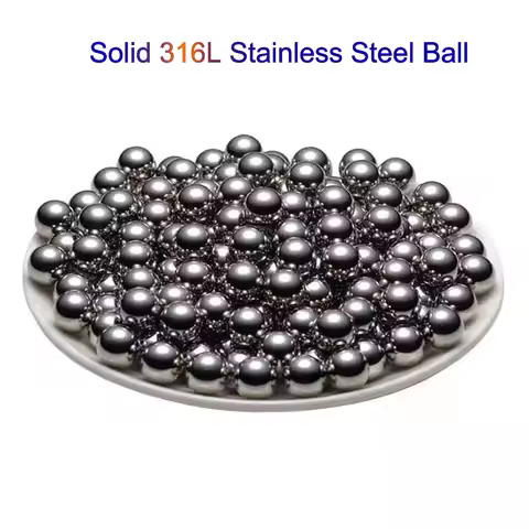 Solid 316L Stainless Steel Ball Dia 2.38mm 3mm 3.5mm 4mm 5mm 6mm 7.938mm-60mm Smooth Steel Beads Rou