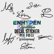 ENHYPEN Signature Vinyl Decals for Tumblers, Laptops, Motors, Cars [1 PIECE]