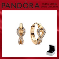 S925 sterling silver agent to purchase products birthday gift Infinite Lab-grown Diamond Pavé Hoop E