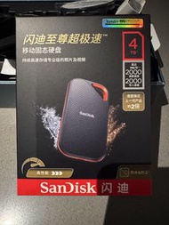 SanDisk 4TB SSD 外置硬碟SDSSDE81-4T00-G25