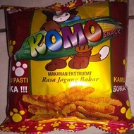Komo Snack rasa jagung bakar 1renceng 10pcs-Komo renceng isi 10 pcs-SNACK KOMO RENCENG ISI 10 BUNGKU