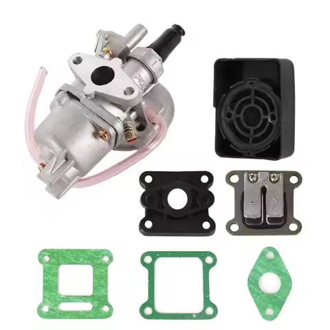 47cc 49cc Carburetor Reed Valve Mainfold Kit for Pocket Bike Mini ATV/Dirt Bike