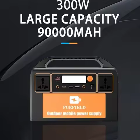 New Arrival 90000mAh 300W Portable Solar Power Station Power Generator LED Light Emergency Solar Pow