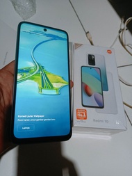 second Xiaomi redmi 10 4 64 mulus lengkap