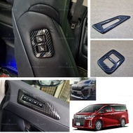 Alphard vellfire 2015-2023 agh30/ anh 30 carbon fiber seat memory panel frame garnish accessories skhongauto
