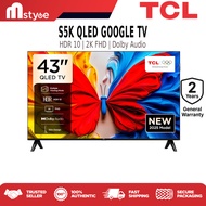 [Free Delivery] TCL 32" 43" 50" S5K QLED Smart TV | HDR10 | Dolby Audio | Metallic Bezel-less | 2 Ye