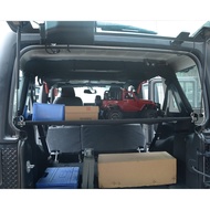 MAIKER AUTO Rear Cargo Cover for Jeep Wrangler JK JL 4X4 Trunk Cover for Jeep