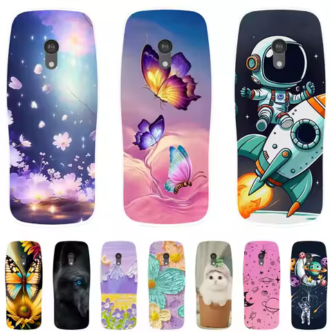 For Nokia 3210 4G 2024 Phone Case astronaut Silicone Camera Protection Back Cover For Nokia 3210 4G