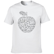 Cotton Apple Mathematical Formula T Shirt Men Equation Formula Graphic T-Shirt Cotton Tees