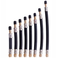 Car Air Pump Joint Car Vacuum Tire Rubber Valve Extension Tube Bicycle Inflation Extension Tube