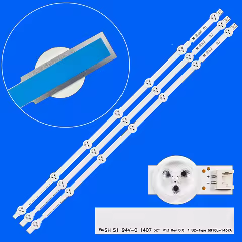 LED Backlight Strip for 32" ROW2.1 Rev 32LA620V 32LN5400 6916L-1437A 6916L-1438A LC320DUE-SFR1 32LP6