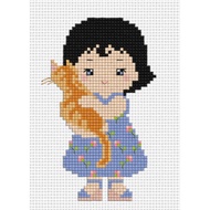 PINN SHOP Cross Stitch Kit : My Cat [53-I]