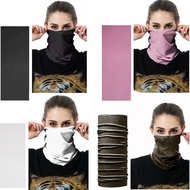Elastic Buff Bandana Face Mask Colour Bicycle Bandana Sun Protection Motorcycle Head Scarf Sports He