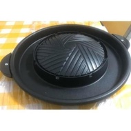 Sukiyaki Bulgogi Pan Bbq 2In1 Panci Grill Pan Shabu Ready