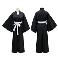 Anime Bleach Kuchiki Rukia Cosplay Wig & Kimono Set