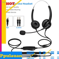  H300D Telephone Headset Lossless Noise Reduction Breathable 35mm RJ9 Call Center Communication Binaural Headphone for Truck Driver Office