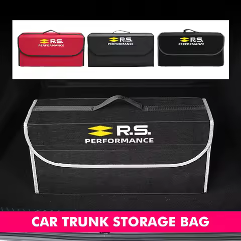 Felt Car Trunk Storage Box Foldable Large Capacity Container Bag For Renault Arkana Captur Twingo Ta