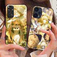 honkai star rail aglaea 04 Glass Phone Case For Xiaomi Redmi 12 4G 13C Note 14 13 pro plus 12 12S 11