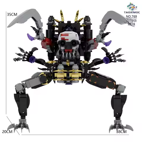 Compatible With LEGO Skibidi Toilet MOC Abstract Building Blocks Zombie Universe Toilet Doctor Model