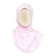 Premium Matte Satin Shawl Hijab Scarf Penutup Kepala Wanita Muslimah Nyaman Asli Original - Lilac